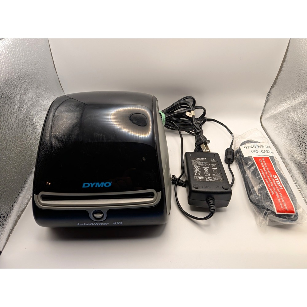 Dymo LabelWriter 4XL Label Printer w/ Power Adapter & USB Cable (B)